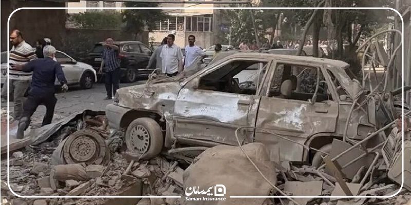 بیمه آتش سوزی برای خانه‌ها و خودروهای آسیب‌دیده‌ در جنگ