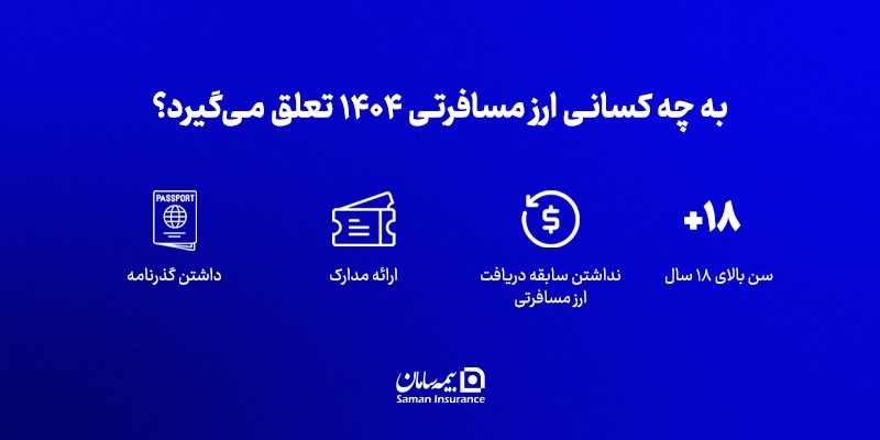 به چه کسانی ارز مسافرتی ۱۴۰۴ تعلق میگیرد؟