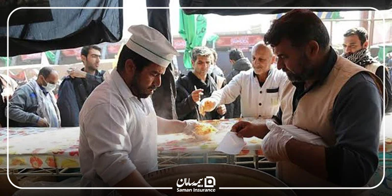 پذیرایی از زائران کربلا در موکب ها