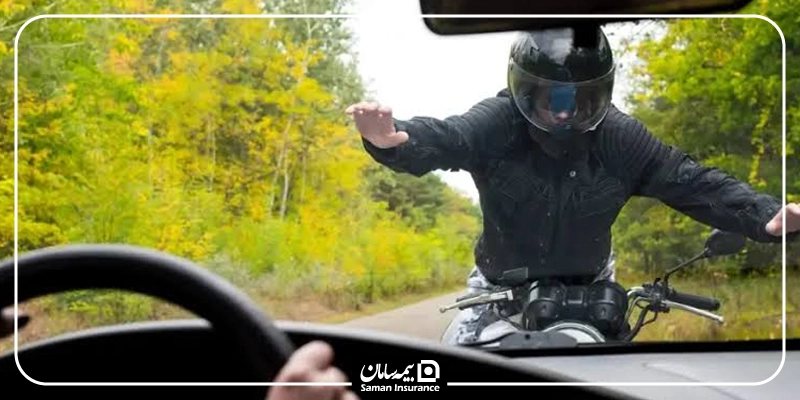 تصادف با موتور بدون پلاک